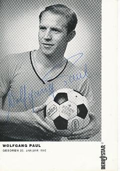 Wolfgang Paul  BVB Borussia Dortmund  Fußball Autogrammkarte original signiert 