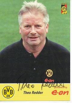Theo Redder  BVB Borussia Dortmund  Fußball Autogrammkarte original signiert 