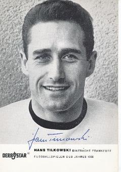 Hans Tilkowski † 2020  DFB &  Eintracht Frankfurt  Fußball Autogrammkarte original signiert 