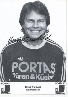 Horst Trimhold † 2021  DFB  Portas  Fußball  Autogrammkarte original signiert 