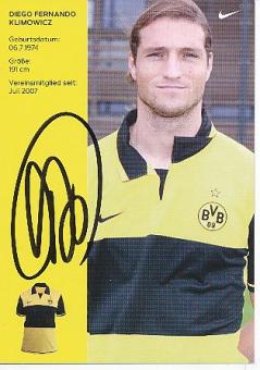 Diego Klimowicz   Nike  BVB Borussia Dortmund  Fußball Autogrammkarte original signiert 