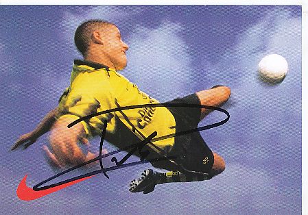 Lars Ricken   Nike  BVB Borussia Dortmund  Fußball Autogrammkarte original signiert 