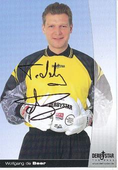 Wolfgang de Beer  Derbystar   BVB Borussia Dortmund  Fußball Autogrammkarte original signiert 