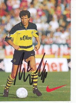 Andreas Möller  Nike  BVB Borussia Dortmund  Fußball Autogrammkarte original signiert 