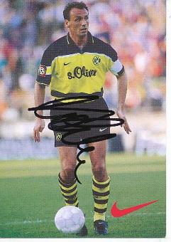 Jürgen Kohler  Nike  BVB Borussia Dortmund  Fußball Autogrammkarte original signiert 