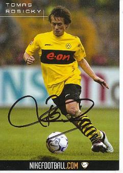 Tomas Rosicky  Nike   BVB Borussia Dortmund  Fußball Autogrammkarte original signiert 