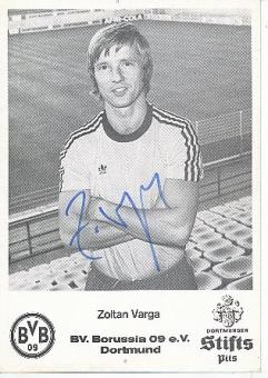 Zoltan Varga † 2010   BVB Borussia Dortmund  Fußball Autogrammkarte original signiert 