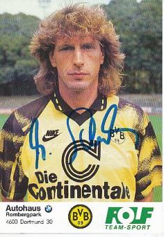 Michael Schulz   1992/93  BVB Borussia Dortmund  Fußball Autogrammkarte original signiert 