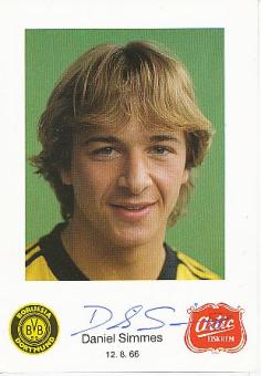 Daniel Simmes   BVB Borussia Dortmund  Fußball Autogrammkarte original signiert 