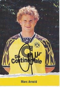Marc Arnold   1994/1995    BVB Borussia Dortmund  Fußball Autogrammkarte original signiert 