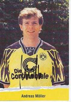 Andreas Möller  1994/1995    BVB Borussia Dortmund  Fußball Autogrammkarte original signiert 