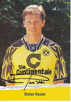Stefan Reuter  1994/1995    BVB Borussia Dortmund  Fußball Autogrammkarte original signiert 