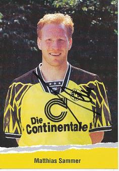 Matthias Sammer   1994/1995    BVB Borussia Dortmund  Fußball Autogrammkarte original signiert 