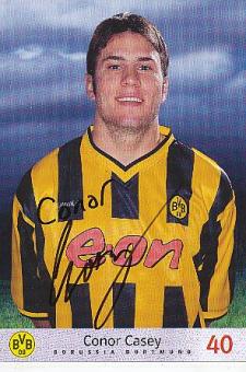 Conor Casey  2000/2001  BVB Borussia Dortmund  Fußball Autogrammkarte original signiert 