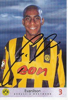 Evanilson  2000/2001  BVB Borussia Dortmund  Fußball Autogrammkarte original signiert 