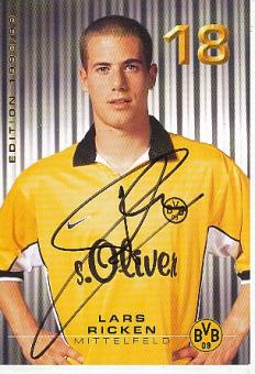 Lars Ricken  1998/1999  BVB Borussia Dortmund  Fußball Autogrammkarte original signiert 