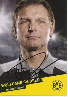 Wolfgang De Beer  2010/2011  BVB Borussia Dortmund  Fußball Autogrammkarte original signiert 