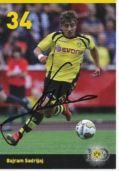 Bajram Sadrijaj    2009/2010  BVB Borussia Dortmund  Fußball Autogrammkarte original signiert 