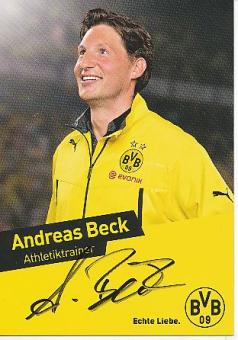 Andreas Beck  2013/2014  BVB Borussia Dortmund  Fußball Autogrammkarte original signiert 