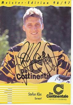 Stefan Klos   1996/1997  Meister Edition  BVB Borussia Dortmund  Fußball Autogrammkarte original signiert 