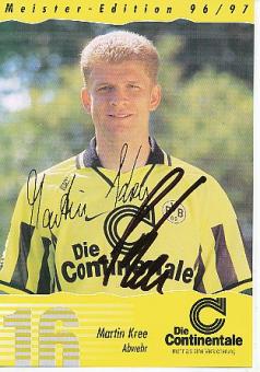 Martin Kree    1996/1997  Meister Edition  BVB Borussia Dortmund  Fußball Autogrammkarte original signiert 