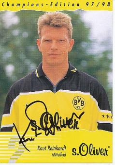 Knut Reinhardt   1997/1998  Champions Edition  BVB Borussia Dortmund  Fußball Autogrammkarte original signiert 