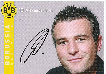 Alexander Frei  2007/2008  BVB Borussia Dortmund  Fußball Autogrammkarte original signiert 