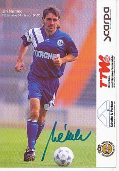 Jiri Nemec   1994/1995  FC Schalke 04  Fußball Autogrammkarte original signiert 