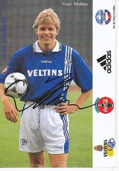 Youri Mulder   1997/1998  FC Schalke 04  Fußball Autogrammkarte original signiert 