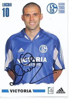 Lincoln  2005/2006  FC Schalke 04  Fußball Autogrammkarte original signiert 