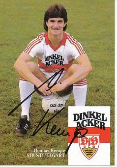 Thomas Kempe  1983/1984  VFB Stuttgart   Fußball Autogrammkarte original signiert 