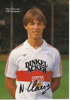 Nico Claesen  1984/1985  VFB Stuttgart   Fußball Autogrammkarte original signiert 