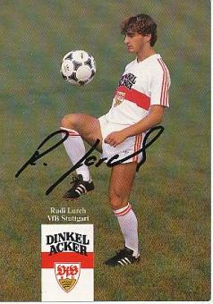 Rudi Lorch  1984/1985  VFB Stuttgart   Fußball Autogrammkarte original signiert 