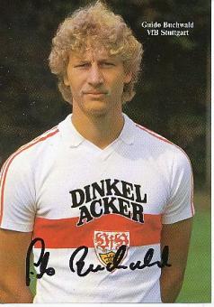 Guido Buchwald   1985/1986  VFB Stuttgart   Fußball Autogrammkarte original signiert 