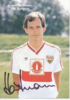 Jürgen Hartmann   1987/1988  VFB Stuttgart   Fußball Autogrammkarte original signiert 