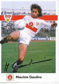 Maurizio Gaudino  1987/1988  VFB Stuttgart   Fußball Autogrammkarte original signiert 