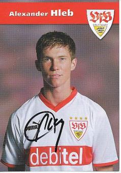 Alexander Hleb  VFB Stuttgart   Fußball Autogrammkarte original signiert 