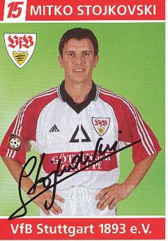 Mitko Stojkovski  VFB Stuttgart   Fußball Autogrammkarte original signiert 