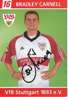 Bradley Carnell  VFB Stuttgart   Fußball Autogrammkarte original signiert 