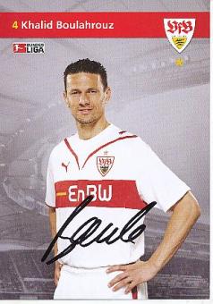 Khalid Boulahrouz  VFB Stuttgart   Fußball Autogrammkarte original signiert 