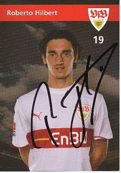 Roberto Hilbert  2006/2007  VFB Stuttgart   Fußball Autogrammkarte original signiert 