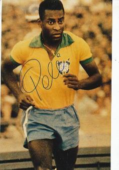Pele † 2022  Brasilien Weltmeister  WM 1958 + 1962 + 1970    Fußball Legenden Autogramm Foto original signiert 