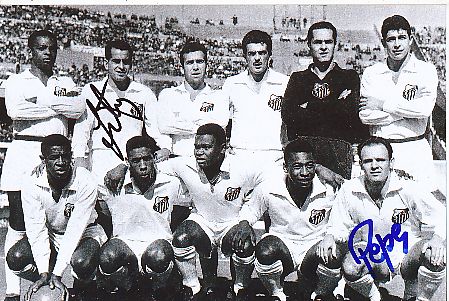 Pepe  &  Zito † 2015  Brasilien Weltmeister WM 1958 & 1962  Fußball Autogramm Foto original signiert 