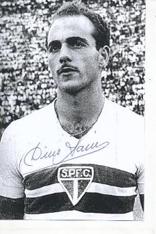 Dino Sani  Brasilien Weltmeister WM 1958  Fußball Autogramm Foto original signiert 