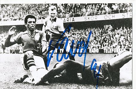Vava † 2002  Brasilien Weltmeister WM 1958 & 1962  Fußball Autogramm Foto original signiert 