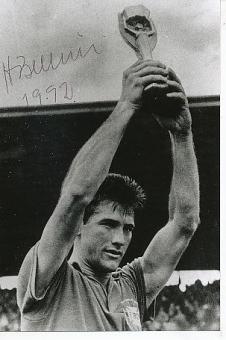 Hilderaldo Bellini † 2014 Brasilien Weltmeister WM 1958 + 1962  Fußball Autogramm Foto original signiert 