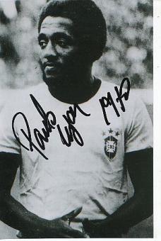 Paulo Cesar  Brasilien Weltmeister WM 1970  Fußball Autogramm Foto original signiert 