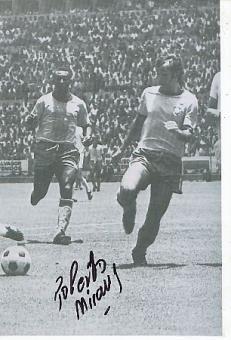 Roberto Miranda  Brasilien Weltmeister  WM 1970  Fußball Autogramm Foto original signiert 