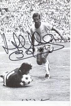 Brito   "Hércules de Brito Ruas"  Brasilien Weltmeister WM 1970  Fußball Autogramm Foto original signiert 