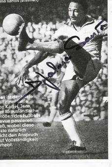 Djalma Santos † 2013 Brasilien Weltmeister WM 1958 & 1962  Fußball Autogramm Foto original signiert 